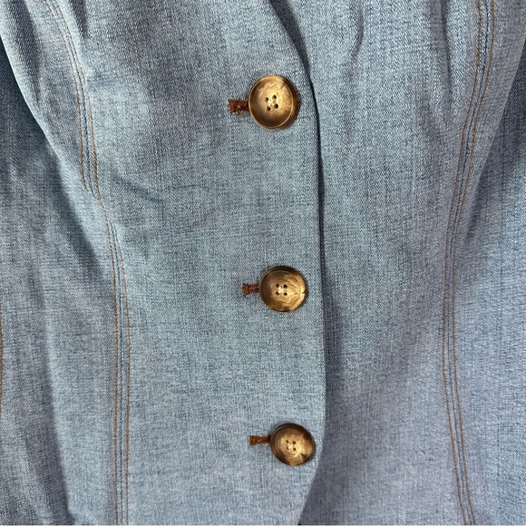 NWT VERONICA BEARD Avalina Denim Vest in Blue Mirage SZ US 6 - Picture 4 of 8